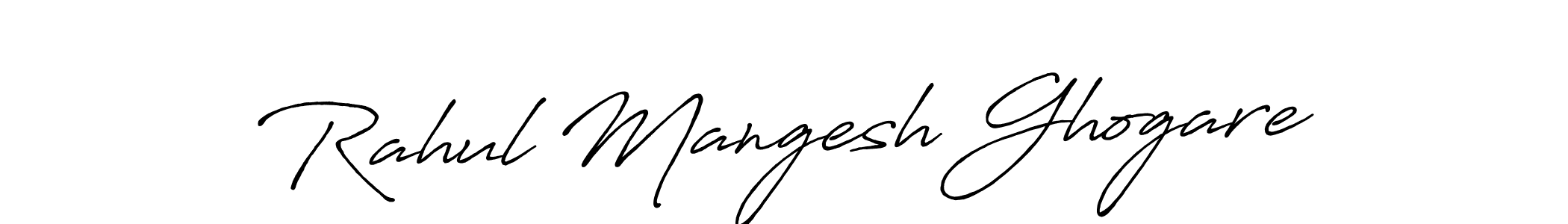 This is the best signature style for the Rahul Mangesh Ghogare name. Also you like these signature font (Antro_Vectra_Bolder). Mix name signature. Rahul Mangesh Ghogare signature style 7 images and pictures png
