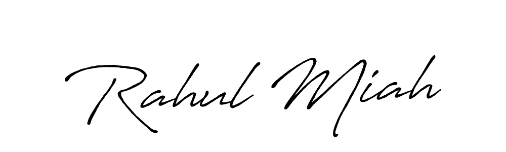 It looks lik you need a new signature style for name Rahul Miah. Design unique handwritten (Antro_Vectra_Bolder) signature with our free signature maker in just a few clicks. Rahul Miah signature style 7 images and pictures png