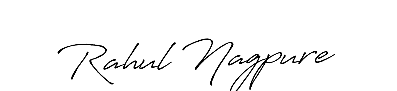 How to Draw Rahul Nagpure signature style? Antro_Vectra_Bolder is a latest design signature styles for name Rahul Nagpure. Rahul Nagpure signature style 7 images and pictures png