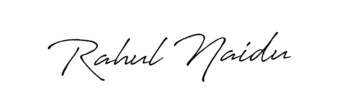 How to make Rahul Naidu signature? Antro_Vectra_Bolder is a professional autograph style. Create handwritten signature for Rahul Naidu name. Rahul Naidu signature style 7 images and pictures png