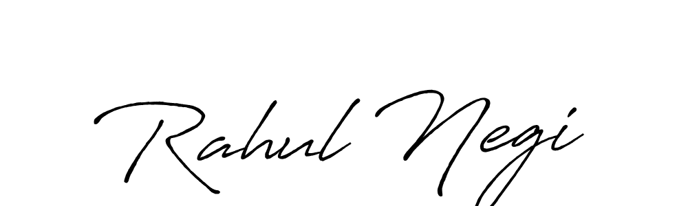 The best way (Antro_Vectra_Bolder) to make a short signature is to pick only two or three words in your name. The name Rahul Negi include a total of six letters. For converting this name. Rahul Negi signature style 7 images and pictures png