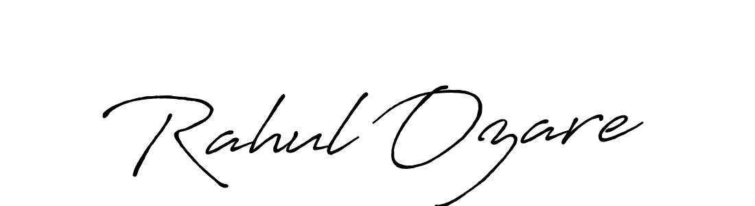 Antro_Vectra_Bolder is a professional signature style that is perfect for those who want to add a touch of class to their signature. It is also a great choice for those who want to make their signature more unique. Get Rahul Ozare name to fancy signature for free. Rahul Ozare signature style 7 images and pictures png