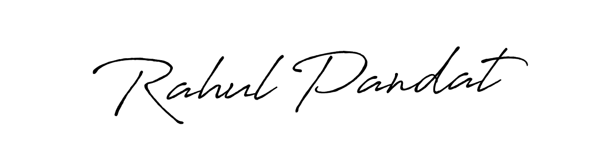 Design your own signature with our free online signature maker. With this signature software, you can create a handwritten (Antro_Vectra_Bolder) signature for name Rahul Pandat. Rahul Pandat signature style 7 images and pictures png