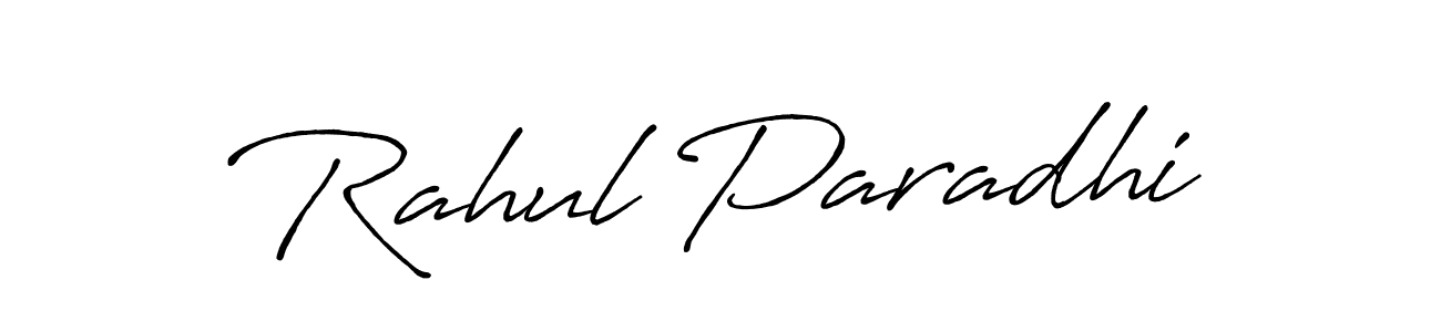 How to make Rahul Paradhi signature? Antro_Vectra_Bolder is a professional autograph style. Create handwritten signature for Rahul Paradhi name. Rahul Paradhi signature style 7 images and pictures png