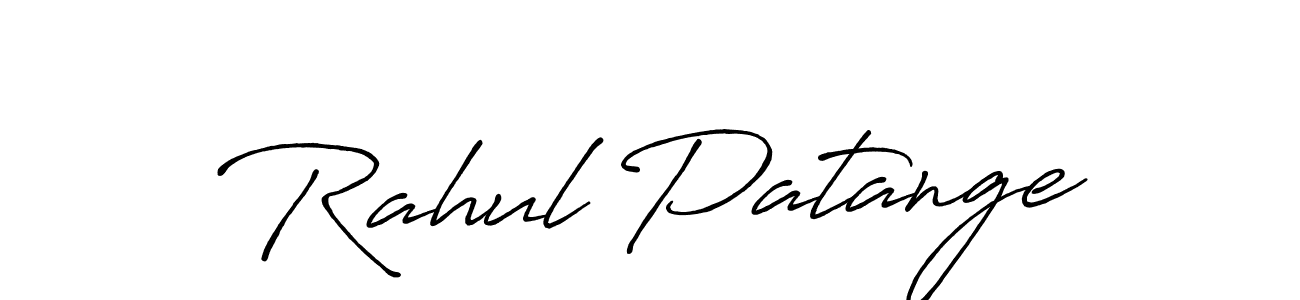 Also You can easily find your signature by using the search form. We will create Rahul Patange name handwritten signature images for you free of cost using Antro_Vectra_Bolder sign style. Rahul Patange signature style 7 images and pictures png