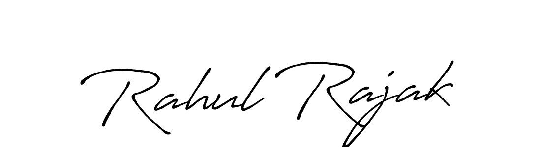 Create a beautiful signature design for name Rahul Rajak. With this signature (Antro_Vectra_Bolder) fonts, you can make a handwritten signature for free. Rahul Rajak signature style 7 images and pictures png