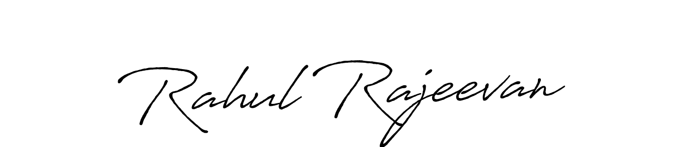 How to make Rahul Rajeevan signature? Antro_Vectra_Bolder is a professional autograph style. Create handwritten signature for Rahul Rajeevan name. Rahul Rajeevan signature style 7 images and pictures png