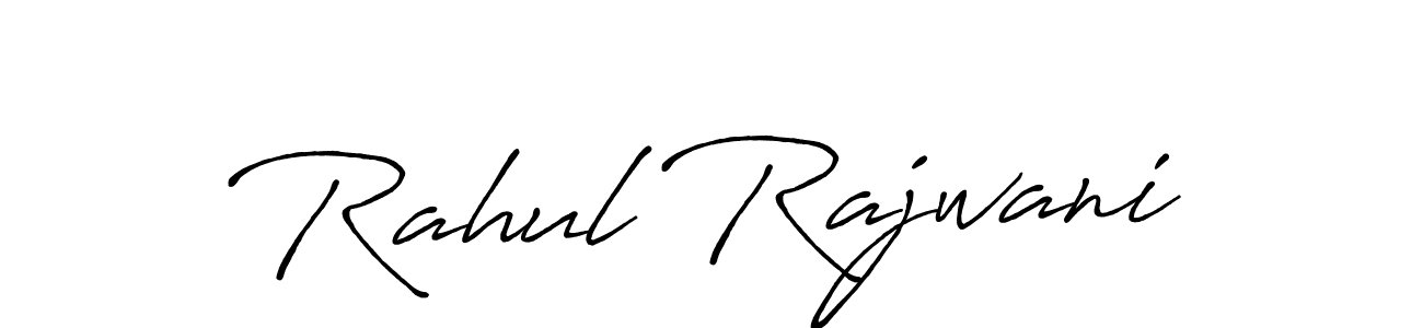 Also we have Rahul Rajwani name is the best signature style. Create professional handwritten signature collection using Antro_Vectra_Bolder autograph style. Rahul Rajwani signature style 7 images and pictures png
