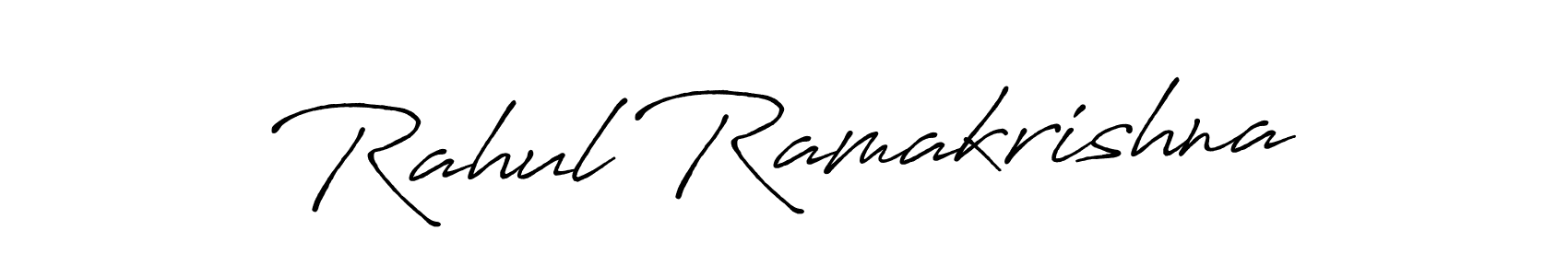 Also we have Rahul Ramakrishna name is the best signature style. Create professional handwritten signature collection using Antro_Vectra_Bolder autograph style. Rahul Ramakrishna signature style 7 images and pictures png