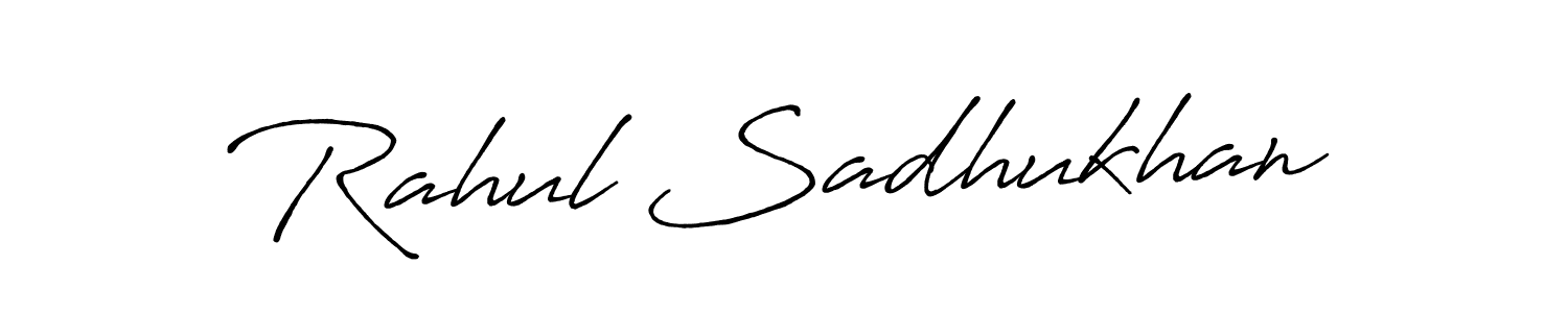 The best way (Antro_Vectra_Bolder) to make a short signature is to pick only two or three words in your name. The name Rahul Sadhukhan include a total of six letters. For converting this name. Rahul Sadhukhan signature style 7 images and pictures png