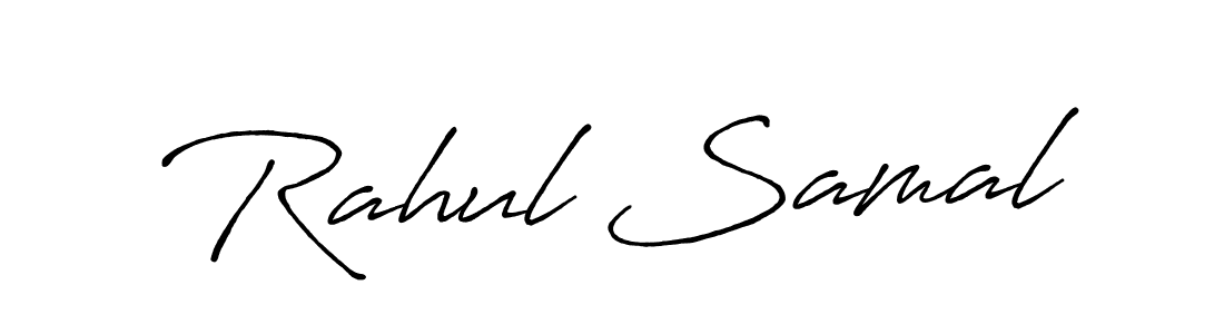 How to Draw Rahul Samal signature style? Antro_Vectra_Bolder is a latest design signature styles for name Rahul Samal. Rahul Samal signature style 7 images and pictures png