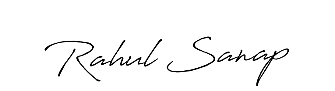 Use a signature maker to create a handwritten signature online. With this signature software, you can design (Antro_Vectra_Bolder) your own signature for name Rahul Sanap. Rahul Sanap signature style 7 images and pictures png