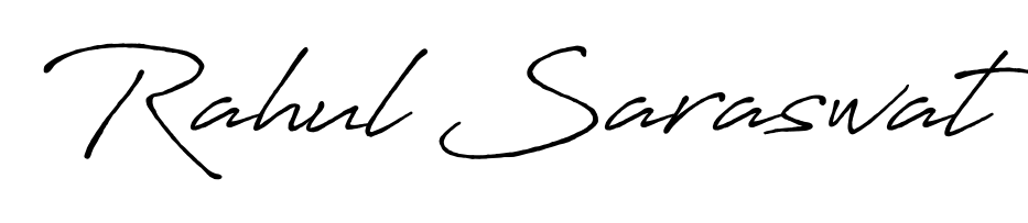 Antro_Vectra_Bolder is a professional signature style that is perfect for those who want to add a touch of class to their signature. Get Rahul Saraswat name fancy signature for free. Rahul Saraswat signature style 7 images and pictures png