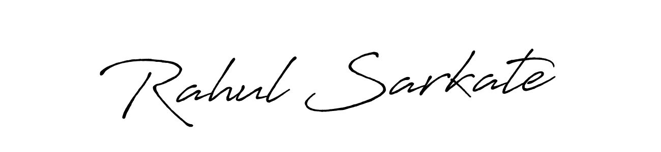 Rahul Sarkate stylish signature style. Best Handwritten Sign (Antro_Vectra_Bolder) for my name. Handwritten Signature Collection Ideas for my name Rahul Sarkate. Rahul Sarkate signature style 7 images and pictures png