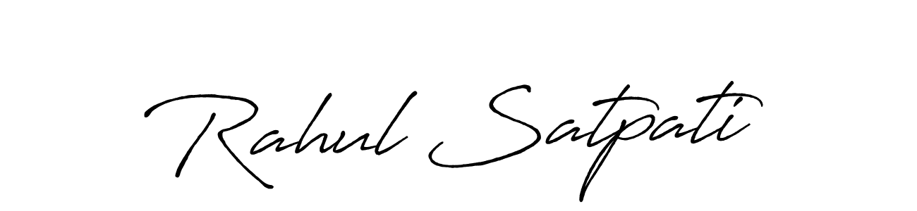 How to Draw Rahul Satpati signature style? Antro_Vectra_Bolder is a latest design signature styles for name Rahul Satpati. Rahul Satpati signature style 7 images and pictures png