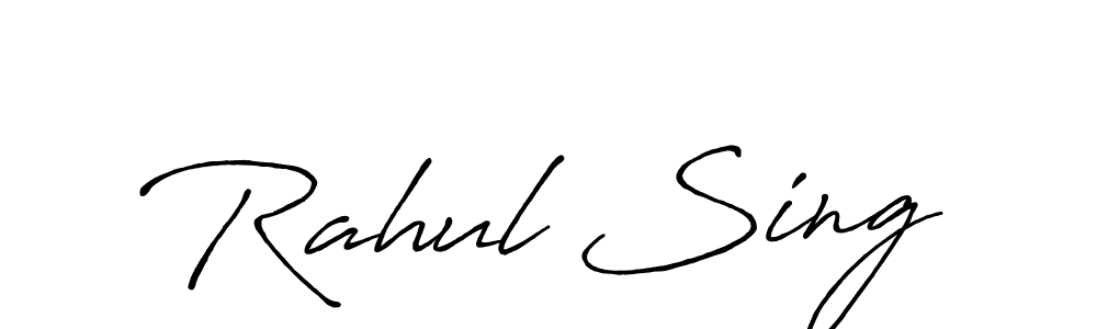 How to Draw Rahul Sing signature style? Antro_Vectra_Bolder is a latest design signature styles for name Rahul Sing. Rahul Sing signature style 7 images and pictures png