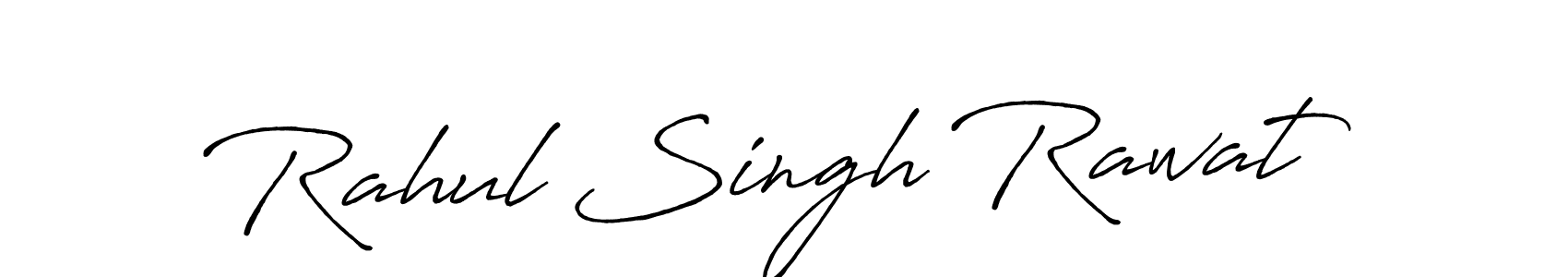 Make a beautiful signature design for name Rahul Singh Rawat. With this signature (Antro_Vectra_Bolder) style, you can create a handwritten signature for free. Rahul Singh Rawat signature style 7 images and pictures png