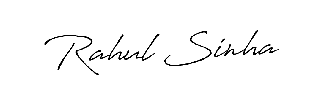 Also we have Rahul Sinha name is the best signature style. Create professional handwritten signature collection using Antro_Vectra_Bolder autograph style. Rahul Sinha signature style 7 images and pictures png