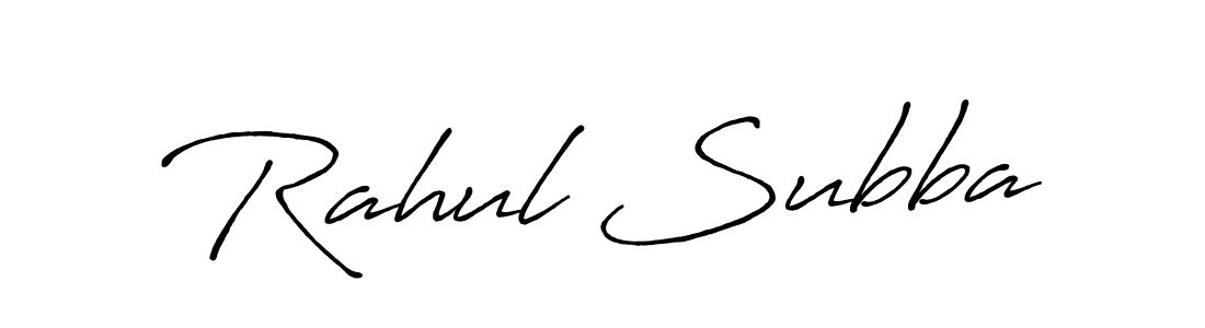 Also You can easily find your signature by using the search form. We will create Rahul Subba name handwritten signature images for you free of cost using Antro_Vectra_Bolder sign style. Rahul Subba signature style 7 images and pictures png