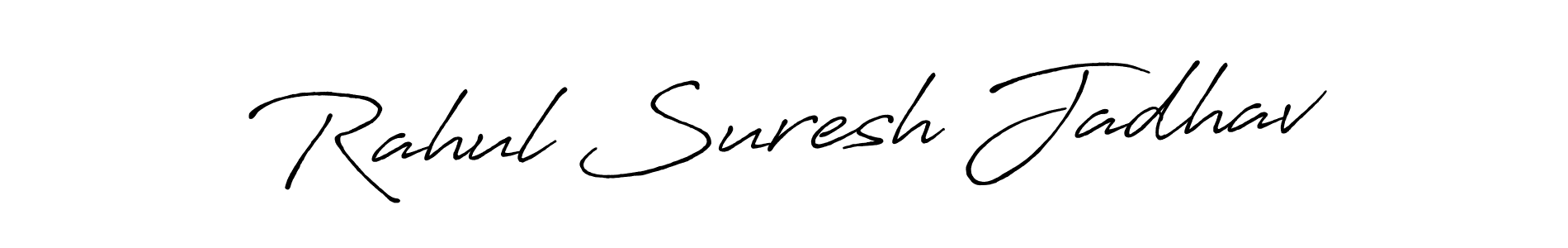 Also You can easily find your signature by using the search form. We will create Rahul Suresh Jadhav name handwritten signature images for you free of cost using Antro_Vectra_Bolder sign style. Rahul Suresh Jadhav signature style 7 images and pictures png