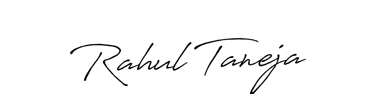 Also You can easily find your signature by using the search form. We will create Rahul Taneja name handwritten signature images for you free of cost using Antro_Vectra_Bolder sign style. Rahul Taneja signature style 7 images and pictures png