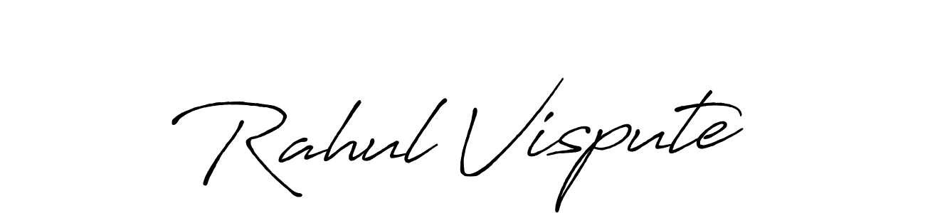 Make a beautiful signature design for name Rahul Vispute. Use this online signature maker to create a handwritten signature for free. Rahul Vispute signature style 7 images and pictures png