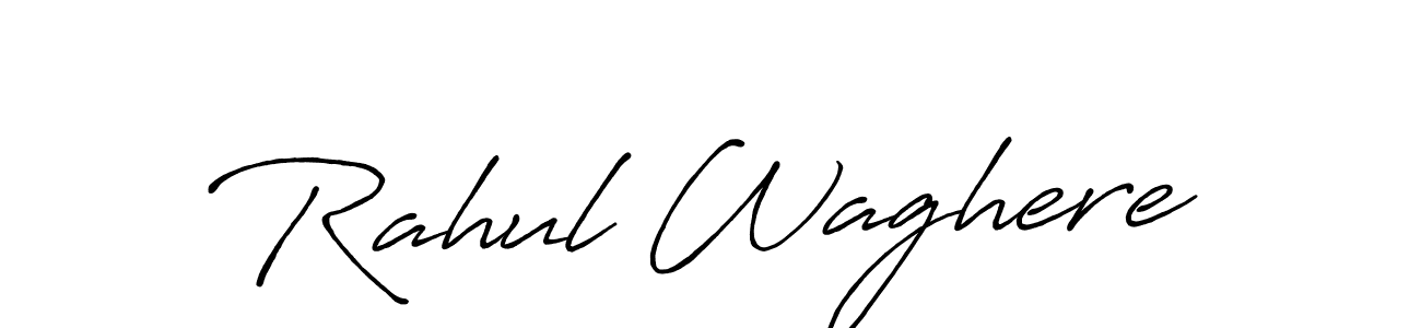 Also we have Rahul Waghere name is the best signature style. Create professional handwritten signature collection using Antro_Vectra_Bolder autograph style. Rahul Waghere signature style 7 images and pictures png