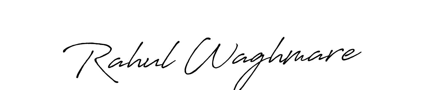 How to make Rahul Waghmare signature? Antro_Vectra_Bolder is a professional autograph style. Create handwritten signature for Rahul Waghmare name. Rahul Waghmare signature style 7 images and pictures png