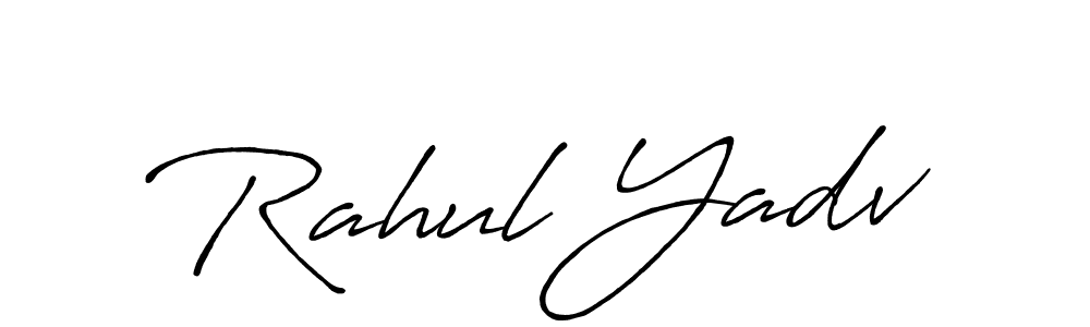 This is the best signature style for the Rahul Yadv name. Also you like these signature font (Antro_Vectra_Bolder). Mix name signature. Rahul Yadv signature style 7 images and pictures png