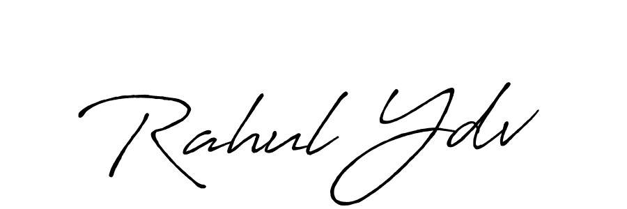 How to make Rahul Ydv signature? Antro_Vectra_Bolder is a professional autograph style. Create handwritten signature for Rahul Ydv name. Rahul Ydv signature style 7 images and pictures png