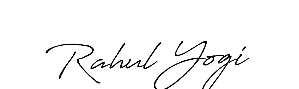 The best way (Antro_Vectra_Bolder) to make a short signature is to pick only two or three words in your name. The name Rahul Yogi include a total of six letters. For converting this name. Rahul Yogi signature style 7 images and pictures png