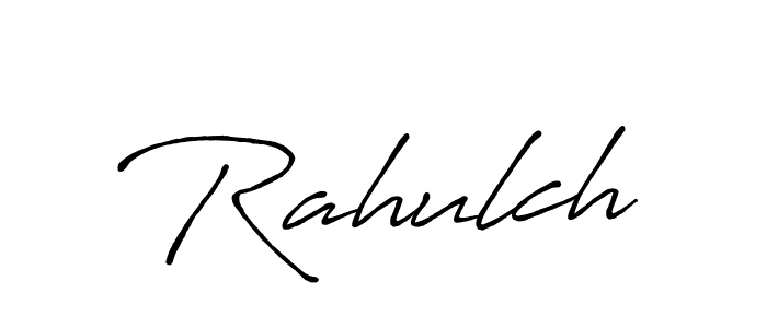 Create a beautiful signature design for name Rahulch. With this signature (Antro_Vectra_Bolder) fonts, you can make a handwritten signature for free. Rahulch signature style 7 images and pictures png