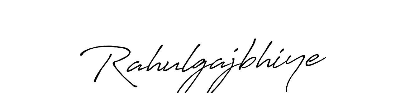 How to make Rahulgajbhiye name signature. Use Antro_Vectra_Bolder style for creating short signs online. This is the latest handwritten sign. Rahulgajbhiye signature style 7 images and pictures png