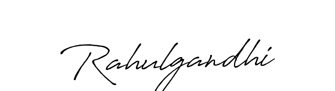How to make Rahulgandhi signature? Antro_Vectra_Bolder is a professional autograph style. Create handwritten signature for Rahulgandhi name. Rahulgandhi signature style 7 images and pictures png