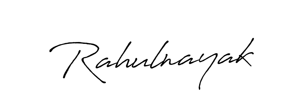 Use a signature maker to create a handwritten signature online. With this signature software, you can design (Antro_Vectra_Bolder) your own signature for name Rahulnayak. Rahulnayak signature style 7 images and pictures png