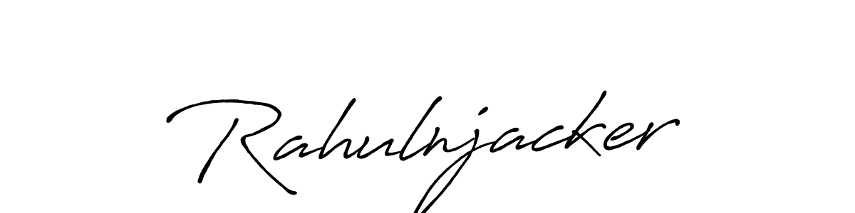 Also we have Rahulnjacker name is the best signature style. Create professional handwritten signature collection using Antro_Vectra_Bolder autograph style. Rahulnjacker signature style 7 images and pictures png