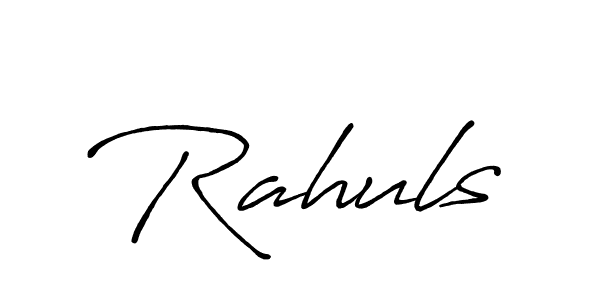 The best way (Antro_Vectra_Bolder) to make a short signature is to pick only two or three words in your name. The name Rahuls include a total of six letters. For converting this name. Rahuls signature style 7 images and pictures png