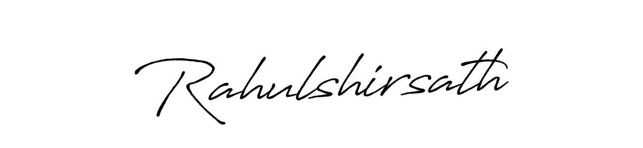 How to make Rahulshirsath signature? Antro_Vectra_Bolder is a professional autograph style. Create handwritten signature for Rahulshirsath name. Rahulshirsath signature style 7 images and pictures png