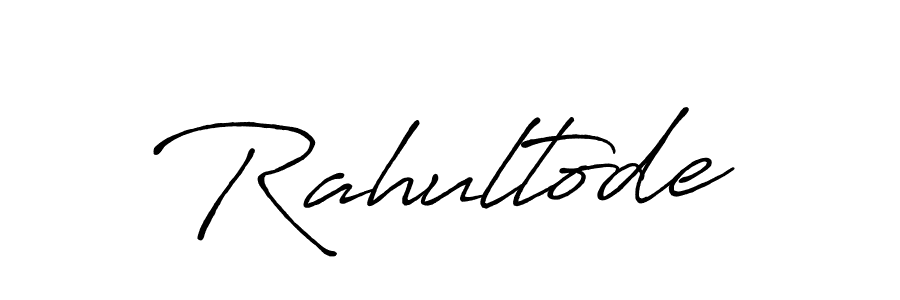 How to make Rahultode signature? Antro_Vectra_Bolder is a professional autograph style. Create handwritten signature for Rahultode name. Rahultode signature style 7 images and pictures png