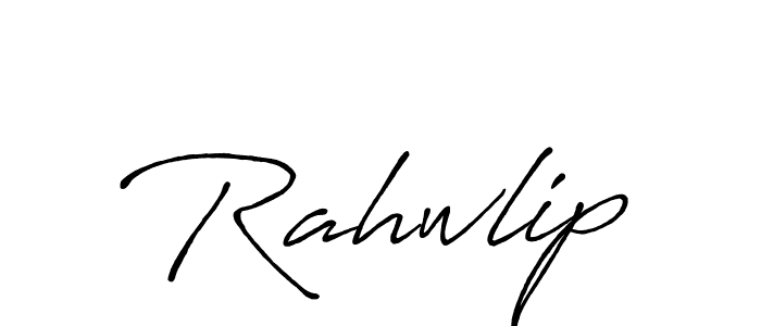 How to make Rahwlip name signature. Use Antro_Vectra_Bolder style for creating short signs online. This is the latest handwritten sign. Rahwlip signature style 7 images and pictures png