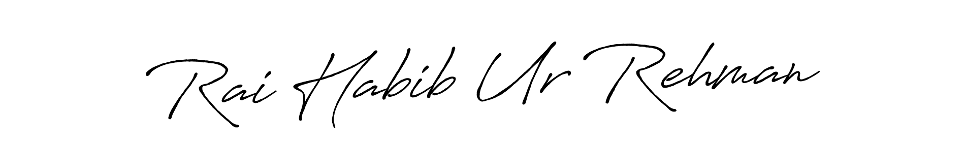 This is the best signature style for the Rai Habib Ur Rehman name. Also you like these signature font (Antro_Vectra_Bolder). Mix name signature. Rai Habib Ur Rehman signature style 7 images and pictures png