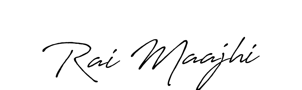 This is the best signature style for the Rai Maajhi name. Also you like these signature font (Antro_Vectra_Bolder). Mix name signature. Rai Maajhi signature style 7 images and pictures png