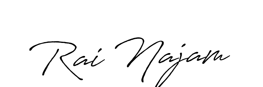 It looks lik you need a new signature style for name Rai Najam. Design unique handwritten (Antro_Vectra_Bolder) signature with our free signature maker in just a few clicks. Rai Najam signature style 7 images and pictures png