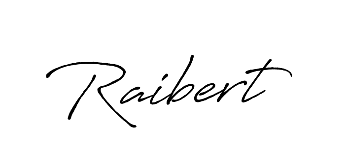 Design your own signature with our free online signature maker. With this signature software, you can create a handwritten (Antro_Vectra_Bolder) signature for name Raibert. Raibert signature style 7 images and pictures png