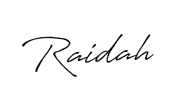 Also we have Raidah name is the best signature style. Create professional handwritten signature collection using Antro_Vectra_Bolder autograph style. Raidah signature style 7 images and pictures png