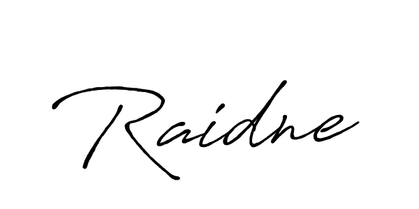 Create a beautiful signature design for name Raidne. With this signature (Antro_Vectra_Bolder) fonts, you can make a handwritten signature for free. Raidne signature style 7 images and pictures png