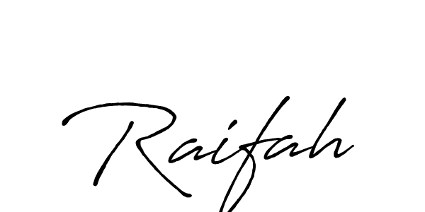 Also You can easily find your signature by using the search form. We will create Raifah name handwritten signature images for you free of cost using Antro_Vectra_Bolder sign style. Raifah signature style 7 images and pictures png