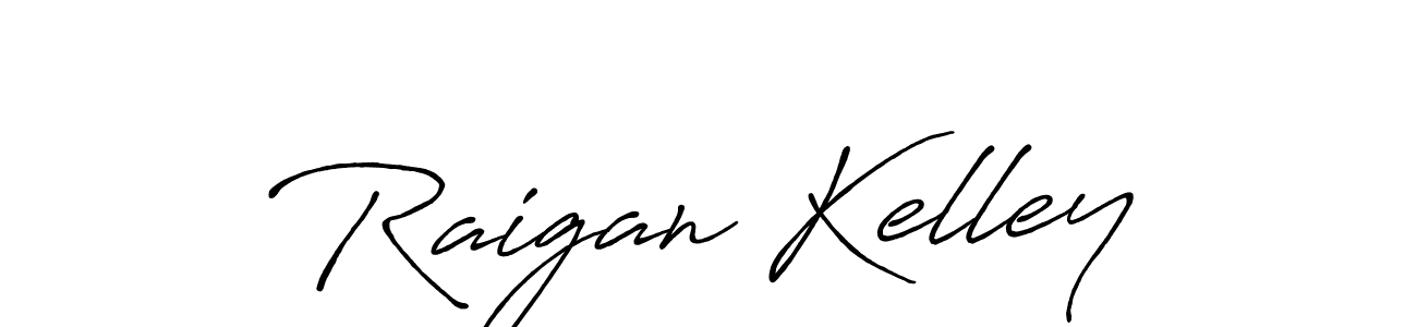 You should practise on your own different ways (Antro_Vectra_Bolder) to write your name (Raigan Kelley) in signature. don't let someone else do it for you. Raigan Kelley signature style 7 images and pictures png