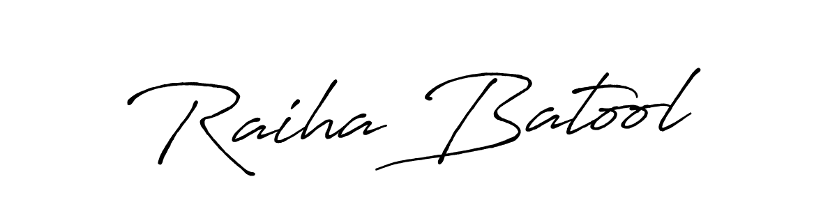 You can use this online signature creator to create a handwritten signature for the name Raiha Batool. This is the best online autograph maker. Raiha Batool signature style 7 images and pictures png