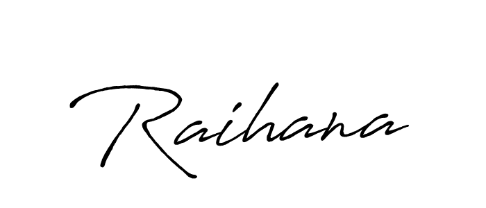 The best way (Antro_Vectra_Bolder) to make a short signature is to pick only two or three words in your name. The name Raihana include a total of six letters. For converting this name. Raihana signature style 7 images and pictures png
